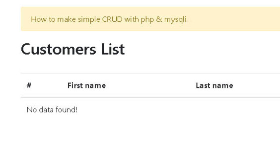 How to Create a Simple CRUD With PHP & MySQLi