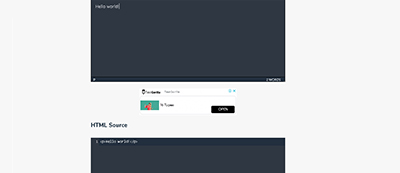 HTML Editor Online