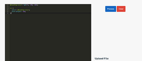 LESS To CSS Converter & Compiler