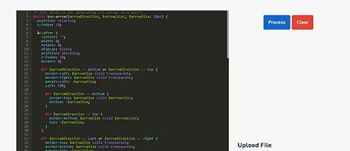SASS To CSS Converter & Compiler