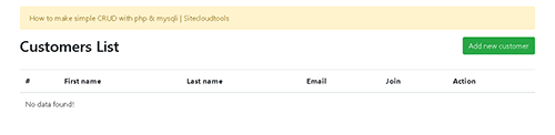 How to Create Simple CRUD With PHP & MySQLi