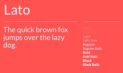 The 12 Best Google Fonts for Your Website - Lato