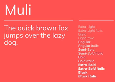 The 12 Best Google Fonts for Your Website - Mulish